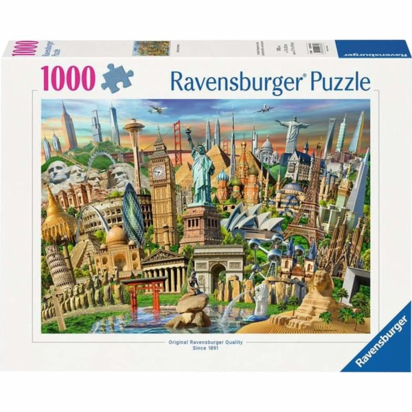 Ravensburger Puzzle: Památky světa (1000 dílků)