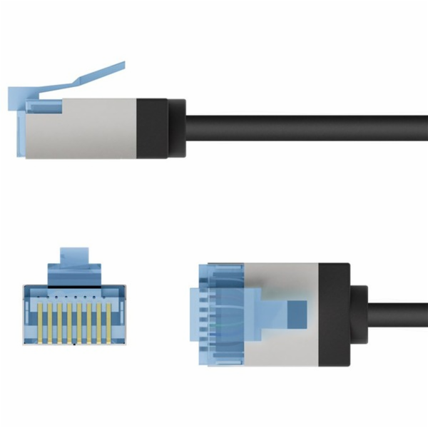 goobay Ultra-flexibilní propojovací kabel Cat.6a tenký, U...