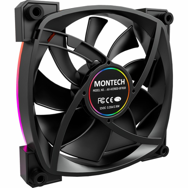 Montech AX120 PWM 120x120x25, skříňový ventilátor
