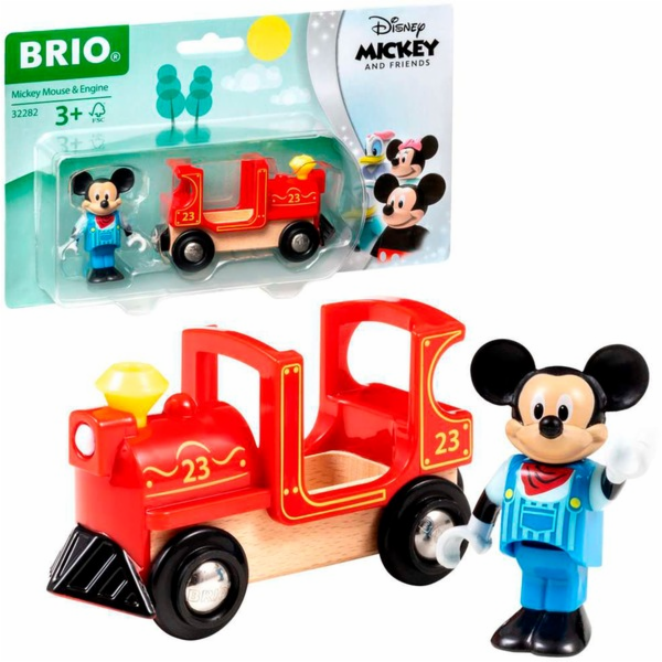 BRIO Disney Mickey a přátelé Lokomotiva Mickey Mouse, vlak