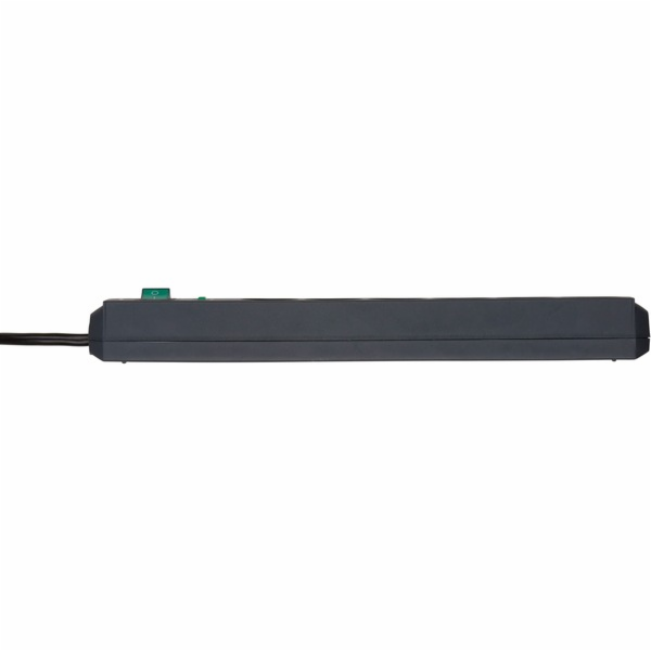 Brennenstuhl Eco-Line 6pólová prodlužovací zásuvka (antra...