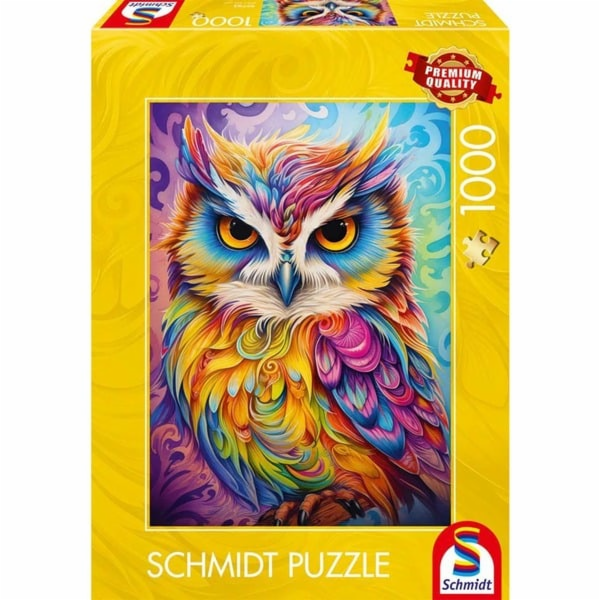 Schmidt Spiele sova v papouščích šatech, puzzle