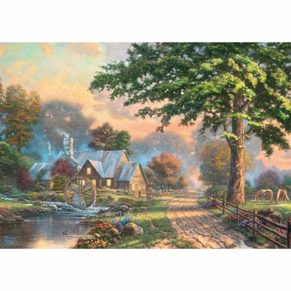 Dřevěné puzzle Schmidt Spiele Thomas Kinkade Studios: Am ...