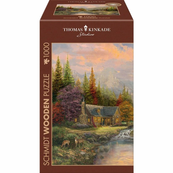 Dřevěné puzzle Schmidt Spiele Thomas Kinkade Studios: hor...