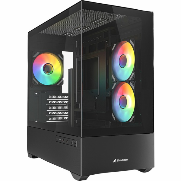 Sharkoon MK6 RGB, věžové pouzdro