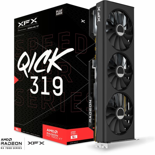 Radeon RX 7800 XT SPEEDSTER QICK319 CORE Gaming, grafická...