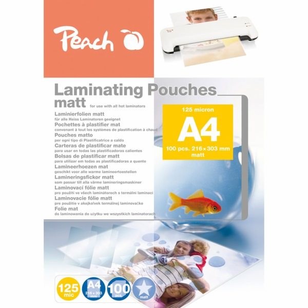 Peach laminovací fólie A4 125mic PP525-22, fólie