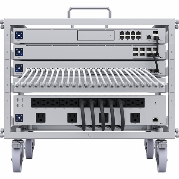 Ubiquiti Unifi Toolless Mini Rack U-Rack-6U-TL, rack, kry...