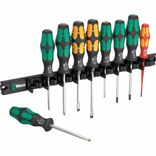 Wera 9650 magnetický proužek Kraftform sada šroubováků, 9...