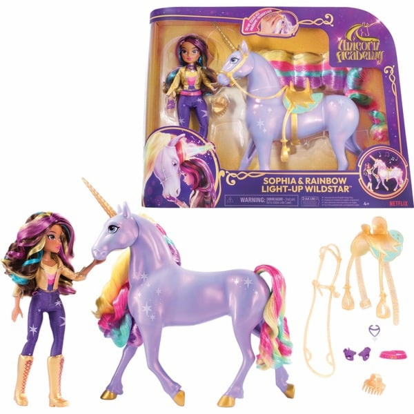 Spin Master Unicorn Academy - Sophia and Light Magic Wild...