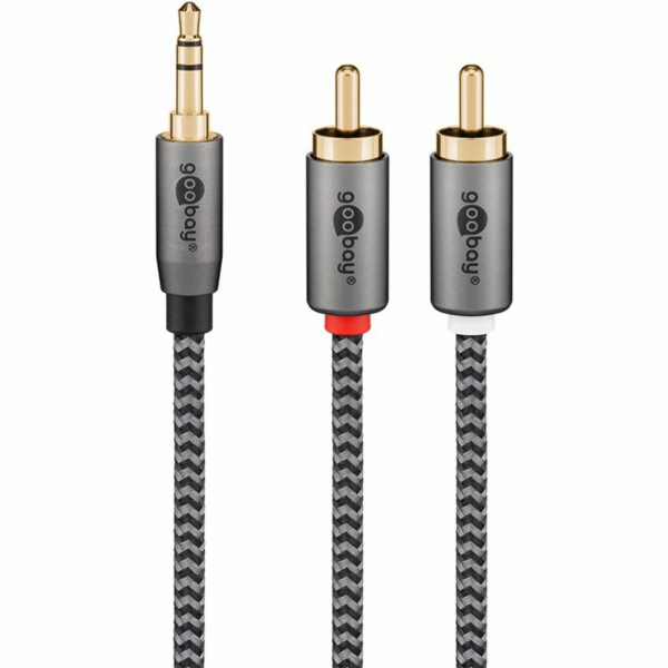 audio adaptérový kabel goobay Plus AUX 3,5mm jack > stere...