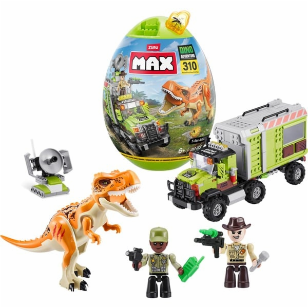 ZURU MAX - Dino Adventure T-Rex Attack, stavebnice
