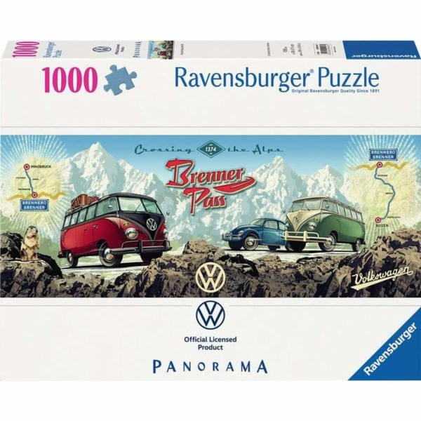 Ravensburger Puzzle Panorama - S dodávkou přes Brenner