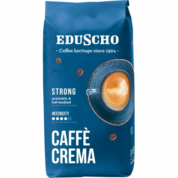 TCHIBO EDUSCHO CREMA STRONG zrnková káva 1000G