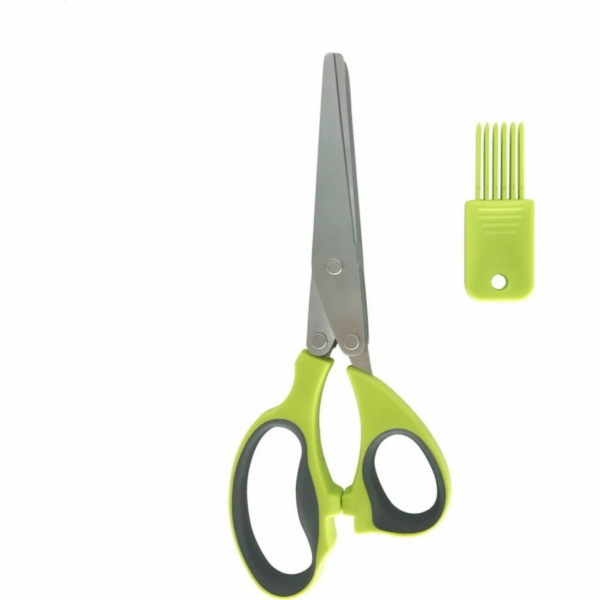 Nůžky na bylinky 5 břitů + čistítko BL-3368