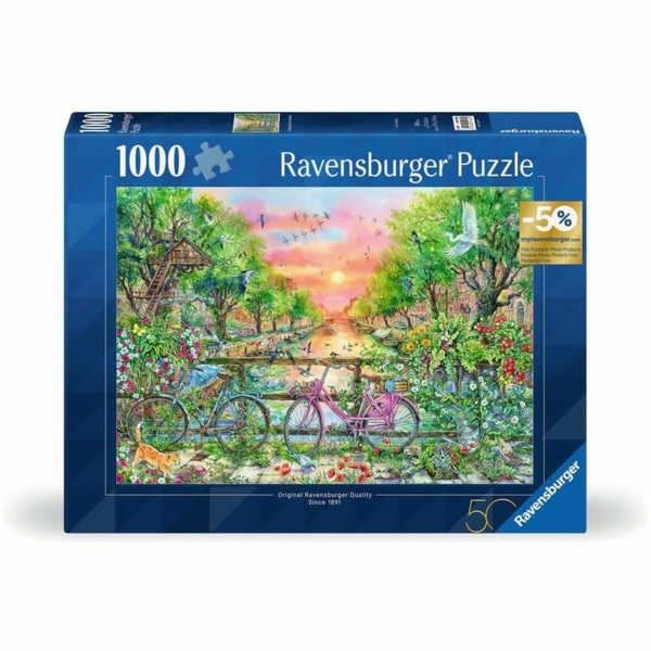 Ravensburger Puzzle Dreamy Bicycles v Amsterdamu