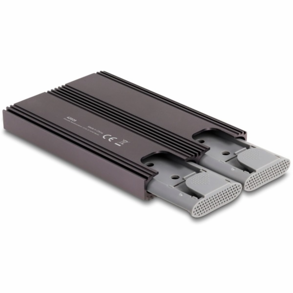DeLOCK Externí kryt USB Type-C Dual Combo pro 2 x M.2 N, ...