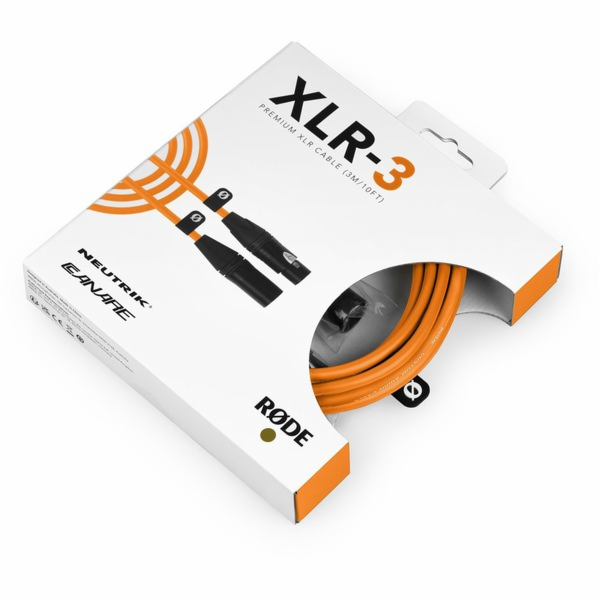 Rode Microphones Premium XLR kabel XLR3M-O oranžový