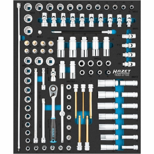 Sada nástrčných klíčů Hazet 163D-2/103, velikost 1/2++