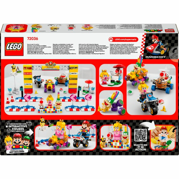 LEGO 72036 Super Mario - Mario Kart: Sada Baby Peach & Gr...