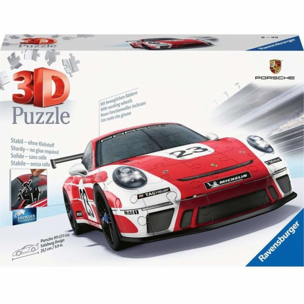 Ravensburger 3D Puzzle Porsche 911 GT3 Cup Salzburg Design