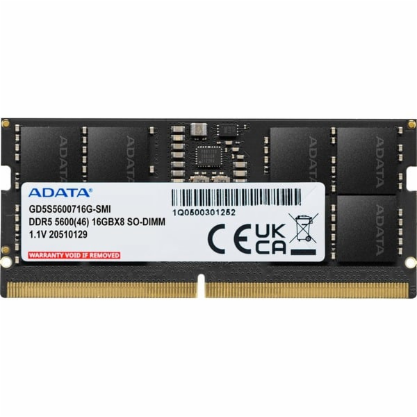 ADATA SO-DIMM 16 GB DDR5-5600 (1x 16 GB), RAM