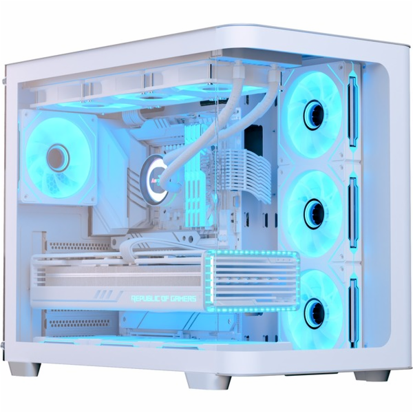 Aerocool P500C-G-WT-v1, věžová skříň