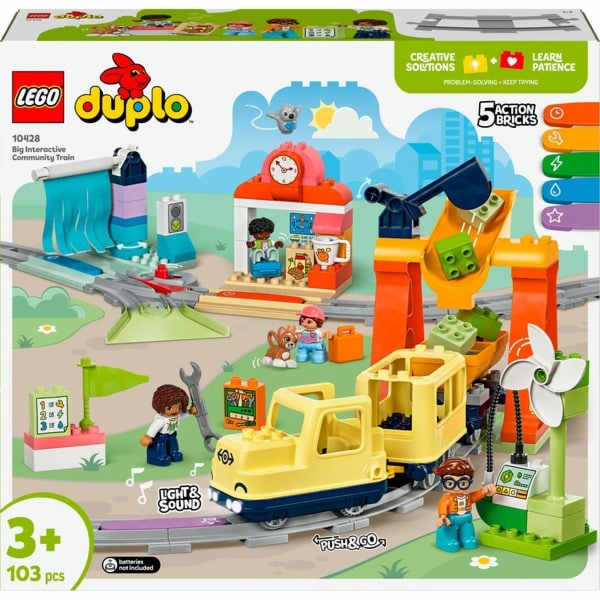 Stavebnice velkého interaktivního vlaku LEGO 10428 DUPLO ...