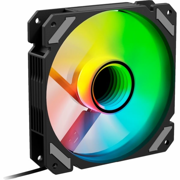Sharkoon SHARK Mirror RGB PWM REVERSE, ventilátor skříně