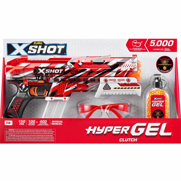 ZURU XSHOT - Hyper-Gel Blaster Clutch, Gel Blaster