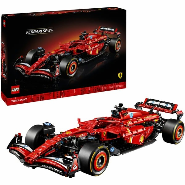 LEGO 42207 Technic Ferrari SF-24 Závodní auto F1, Stavebnice