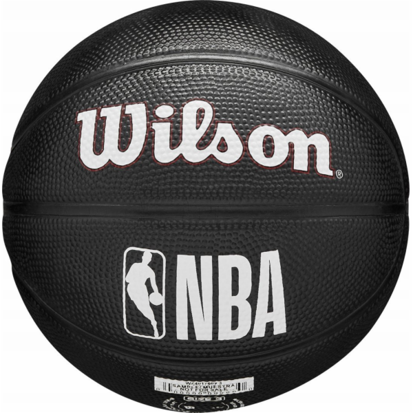 Mini míč Wilson  Team Tribute Miami Heat WZ4017607XB Black 3