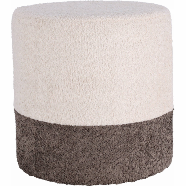 Home Styling Collection Kulatá čalouněná taška ve dvou ba...