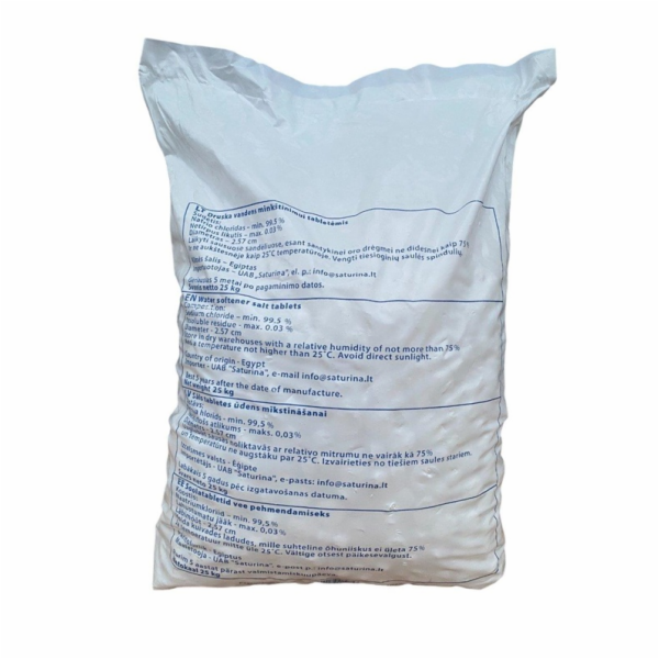 Solné tablety Asoo Salt, 25 kg