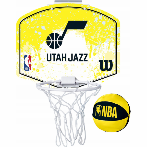Wilson  NBA Team Utah Jazz Mini Hoop WZ6010102 Žlutá Jedn...