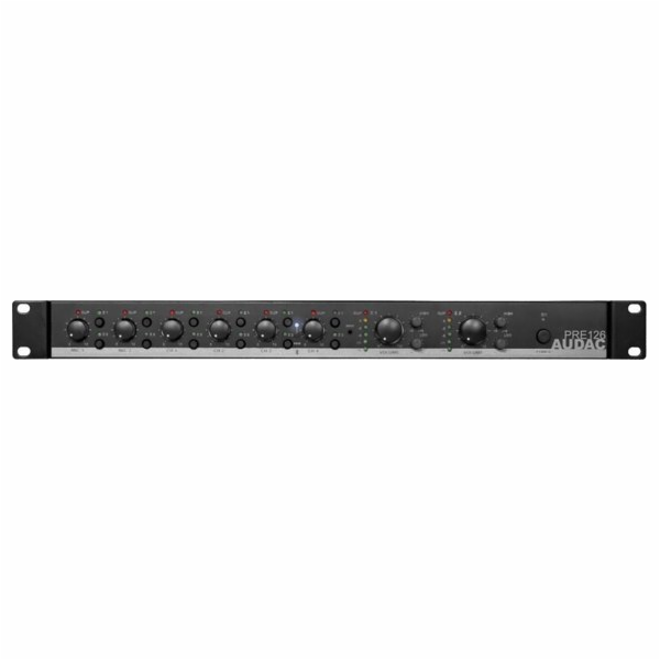 Audac AUDAC PRE126 Dvouzónový - 6kanálový stereo předzesi...