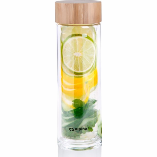 Skleněná láhev termoska borosilikátové sklo 450 ml ED-226751