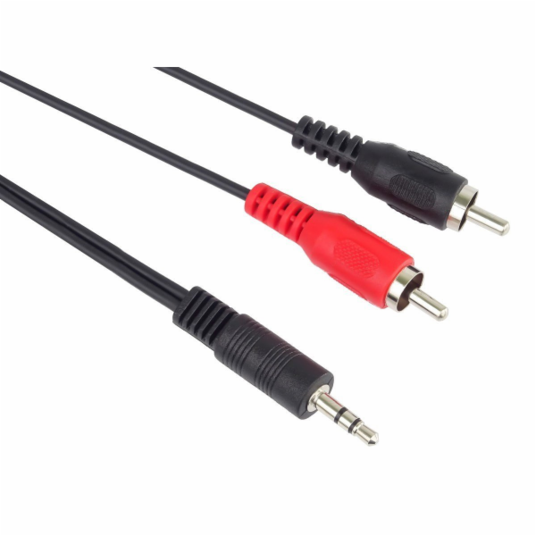 Kabel 2x Cinch na Jack 3.5mm  3m