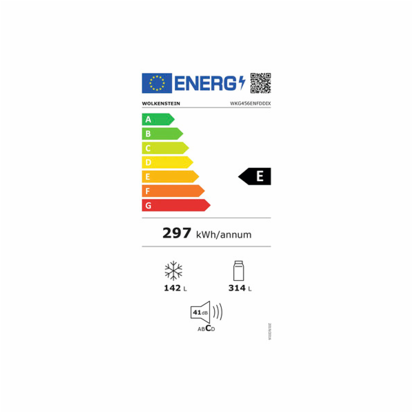 Wolkenstein WKG456ENFDIX kombinace lednice s mrazničkou 2...
