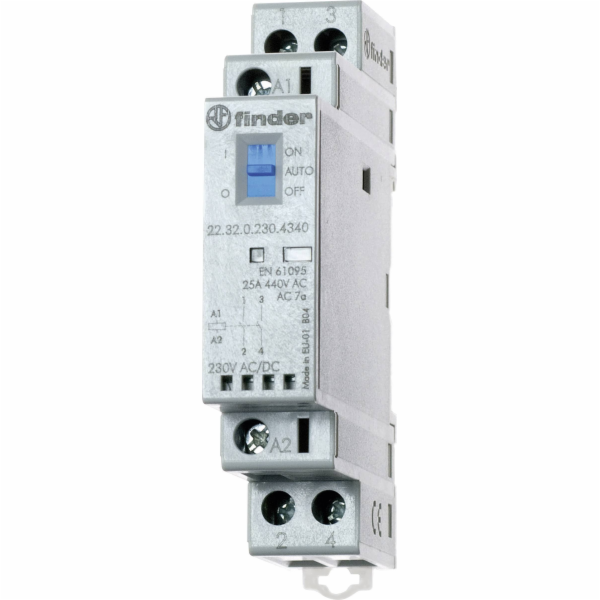 Finder Stykač 2NC 25A AC/DC 22.32.0.230.4440 Finder, Find...