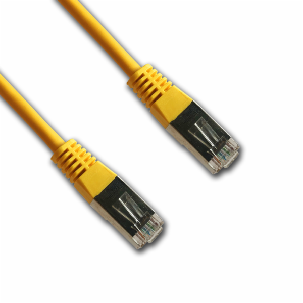 Patch cord FTP cat5e 2M žlutý