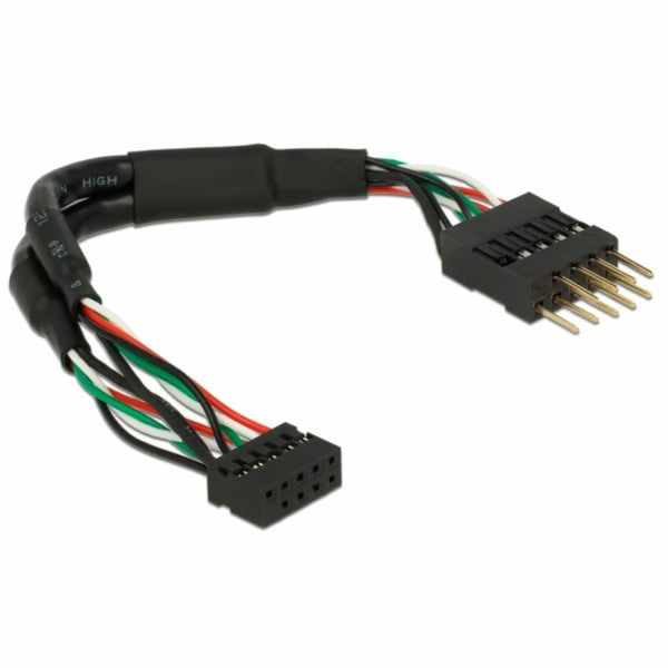 DeLOCK USB 2.0 kabel, 10kolíková zásuvka > 10kolíková zás...