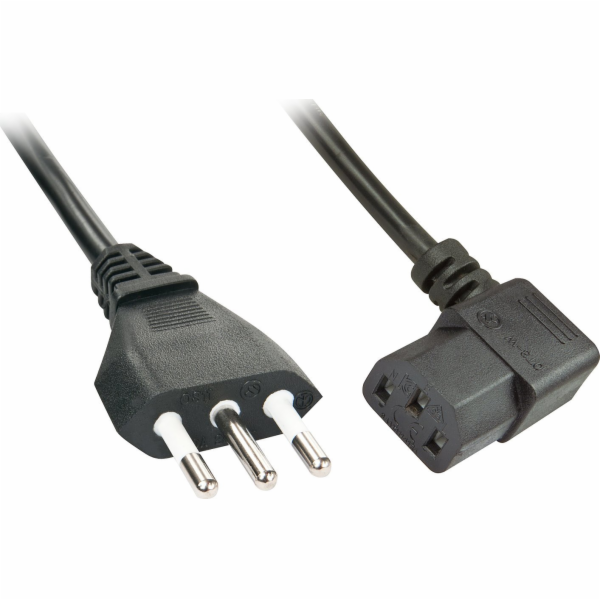 Lindy Lindy IEC-Netzkabel abgewinkelt Italien C13 napájec...
