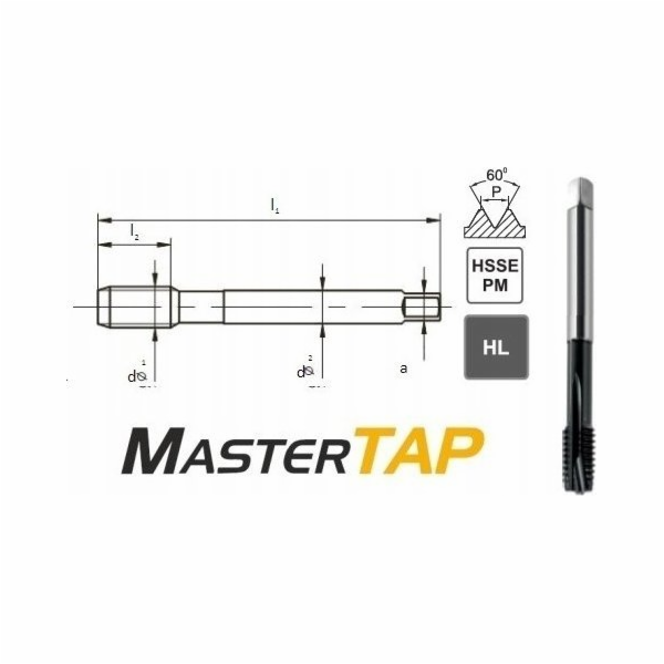 M24 DIN-376B (6H) HSSE-PM HL Mastertap fanar