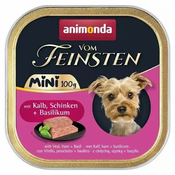 ANIMONDA Vom Feinsten Adult Mini Veal, ham and basil - mo...