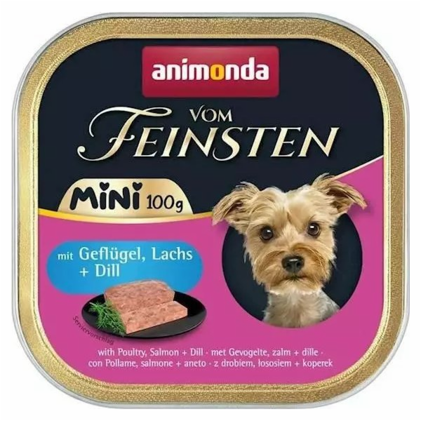ANIMONDA Vom Feinsten Adult Mini Poultry, salmon and dill...