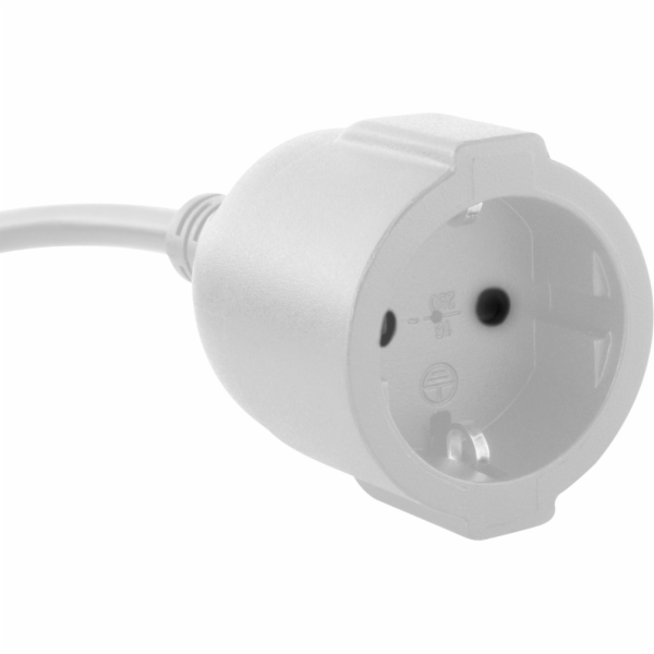REV Schutzkontaktverlängerungs- Kabel 3m mit USB,weiß 001...