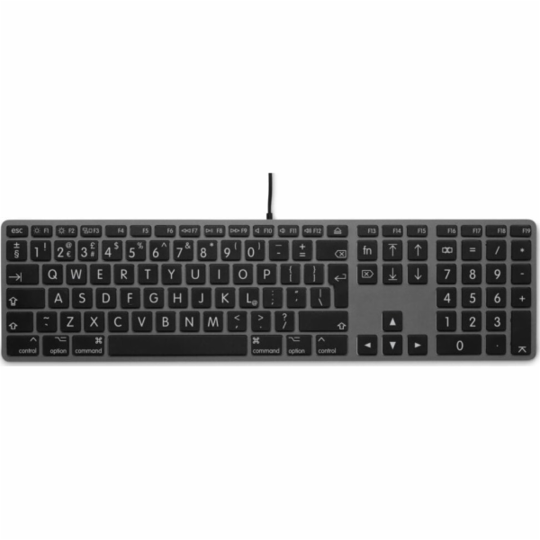 Klávesnice LMP Large Font USB Keyboard 110 kláves drátová...