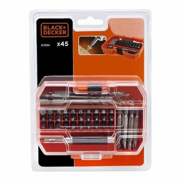 Sada příslušenství Black&Decker 45 ks.