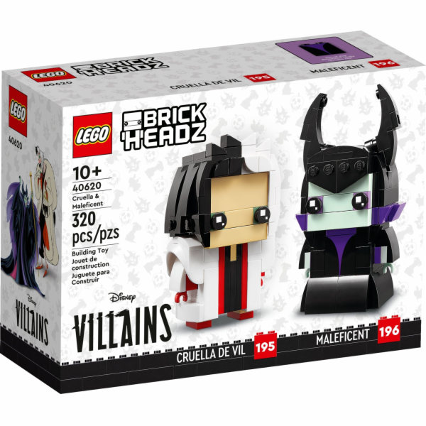 LEGO BRICKHEADZ 40620 Cruella & Maleficent
